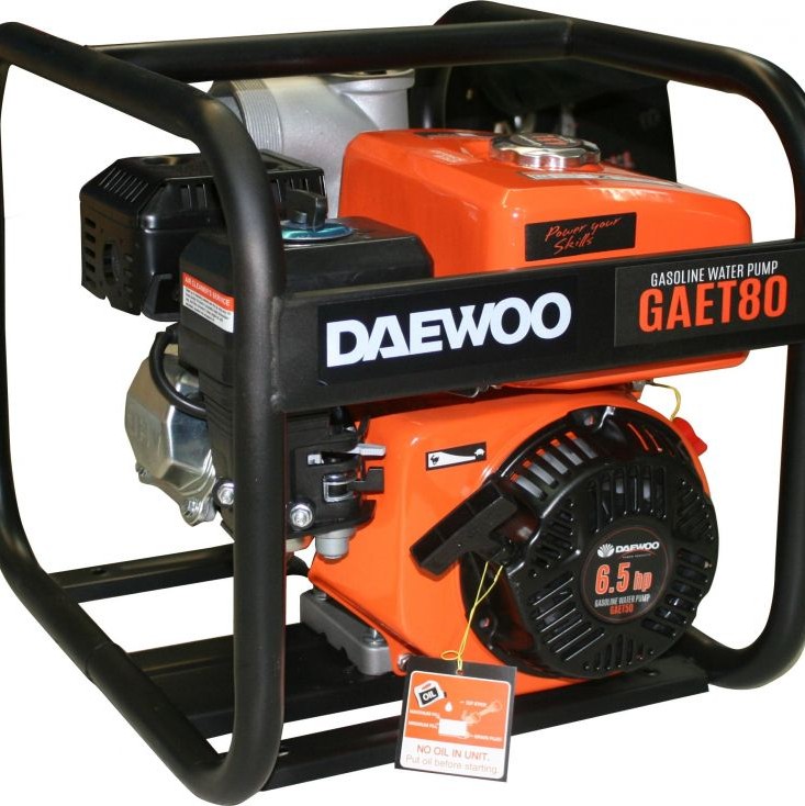 ΒΕΝΖΙΝΟΚΙΝΗΤΗ ΑΝΤΛΙΑ ΝΕΡΟΥ 6.5HP, 80mm/3inch - DAEWOO