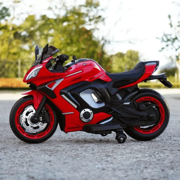 ΠΑΙΔΙΚΗ ΗΛΕΚΤΡΟΚΙΝΗΤΗ ΜΟΤΟΣΥΚΛΕΤΑ R9, 24V/7AH, 150W, ΕΛΑΣΤΙΚΑ EVA, MP3