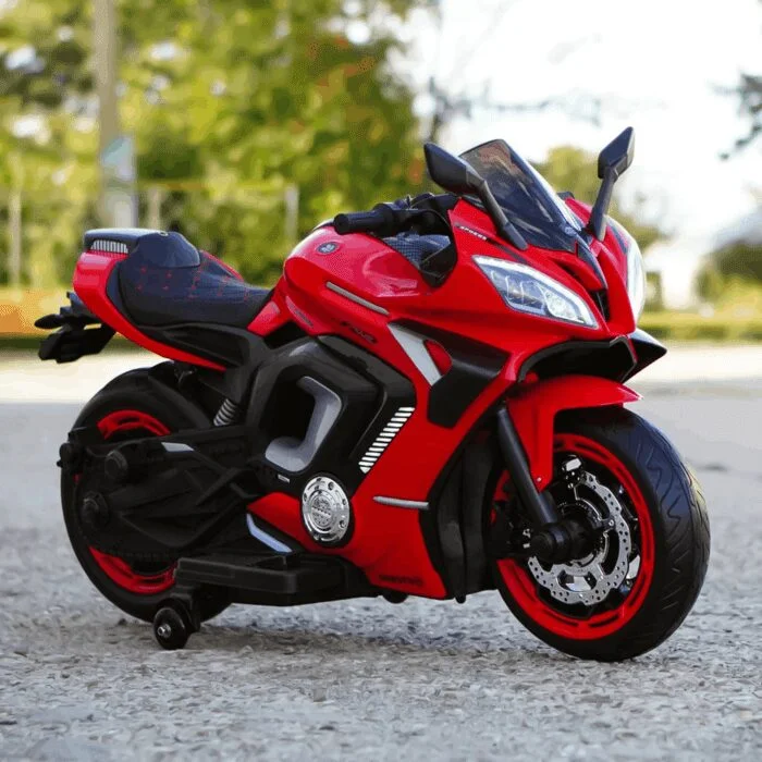 ΠΑΙΔΙΚΗ ΗΛΕΚΤΡΟΚΙΝΗΤΗ ΜΟΤΟΣΥΚΛΕΤΑ R9, 24V/7AH, 150W, ΕΛΑΣΤΙΚΑ EVA, MP3