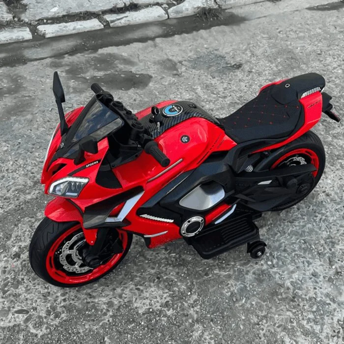 ΠΑΙΔΙΚΗ ΗΛΕΚΤΡΟΚΙΝΗΤΗ ΜΟΤΟΣΥΚΛΕΤΑ R9, 24V/7AH, 150W, ΕΛΑΣΤΙΚΑ EVA, MP3