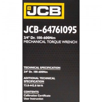 ΔΥΝΑΜΟΚΛΕΙΔΟ 3/4" ,100-600 Nm - JCB