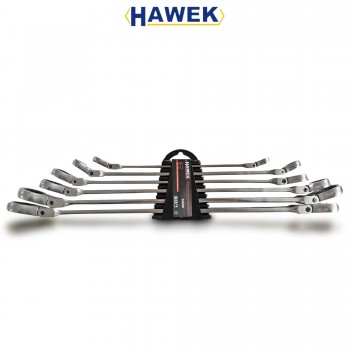 ΠΟΛΥΓΩΝΑ ΚΑΣΤΑΝΙΑΣ EXTRA MΑΚΡΟΣ 6 ΤΕΜΑΧΙΑ 8-19MM - HAWEK