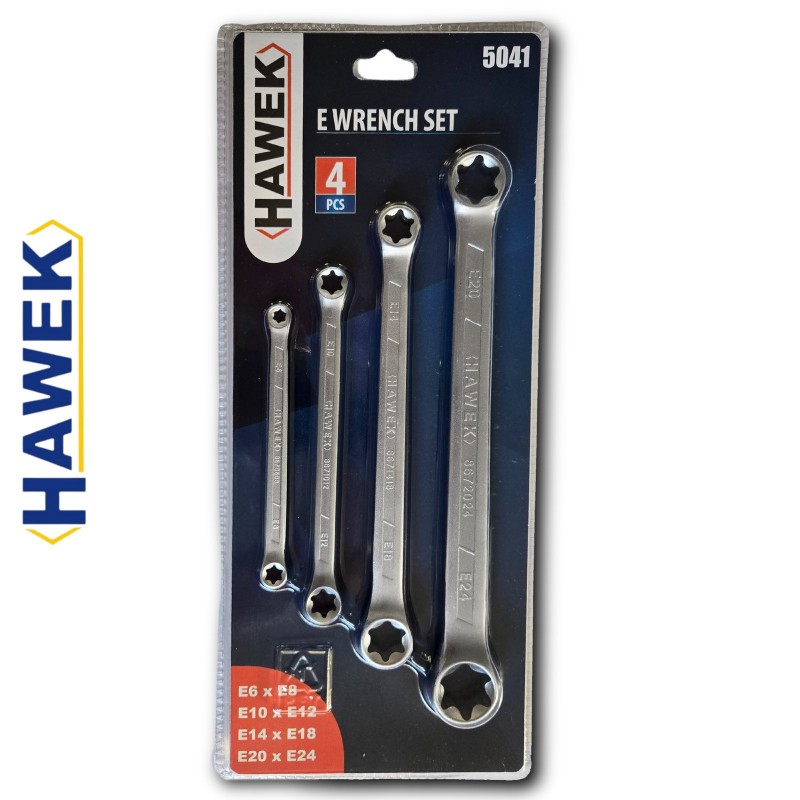 ΚΛΕΙΔΙΑ  E-TORX 4 ΤΕΜΑΧΙΑ - HAWEK