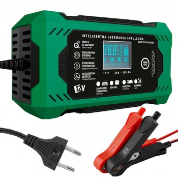 ΦΟΡΤΙΣΤΗΣ ΜΠΑΤΑΡΙΑΣ ΑΥΤΟΚΙΝΗΤΟΥ  6А, 12V , 2AH-100AH - ROCKFORCE