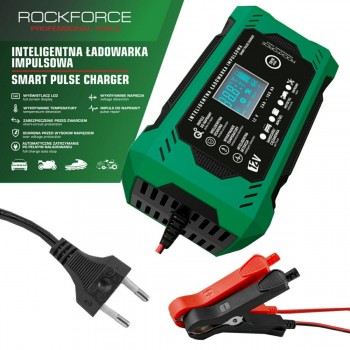 ΦΟΡΤΙΣΤΗΣ ΜΠΑΤΑΡΙΑΣ ΑΥΤΟΚΙΝΗΤΟΥ  6А, 12V , 2AH-100AH - ROCKFORCE