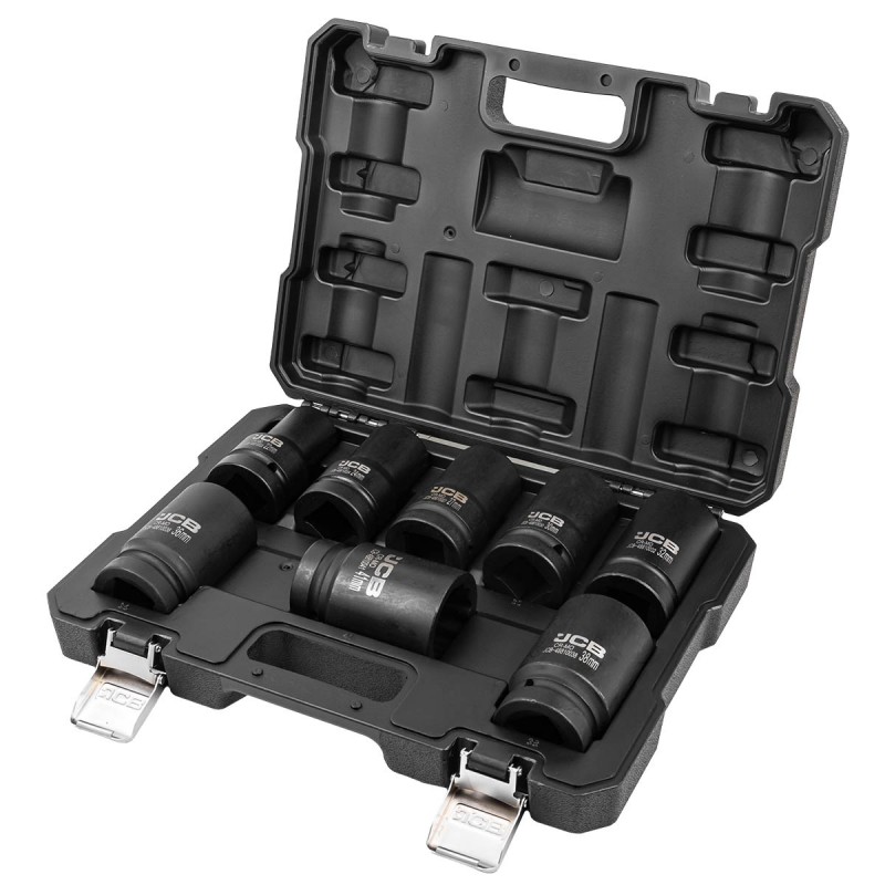 ΣΕΤ ΒΑΘΙΑ ΚΡΟΥΣΤΙΚΑ ΚΑΡΥΔΑΚΙΑ 12ΓΩΝΑ 1″ (22 – 41mm) 8 ΤΕΜΑΧΙΑ – JCB 8081-9MPB