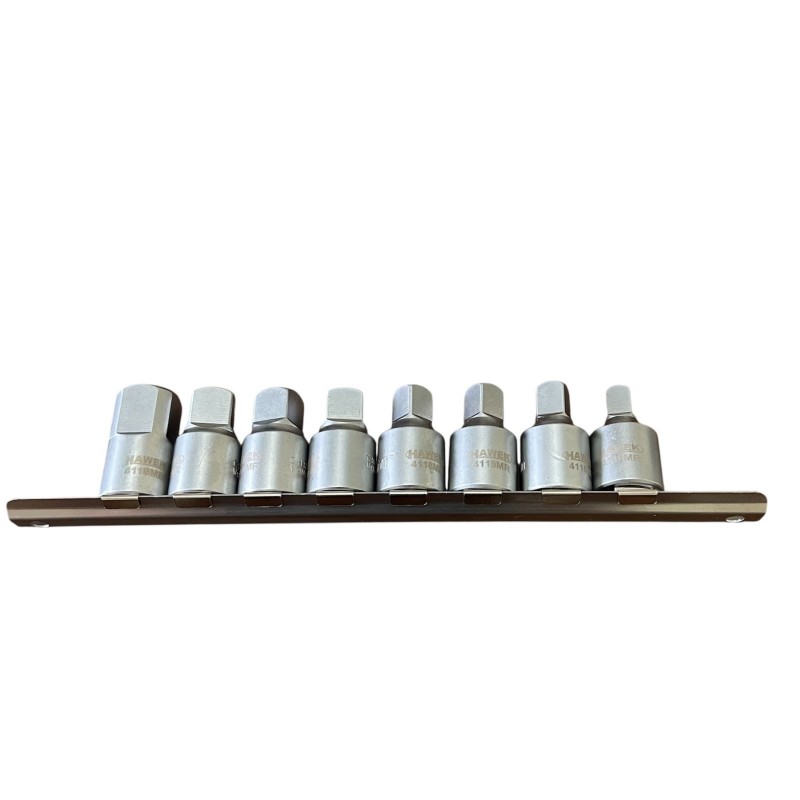 ΣΕΤ ΚΑΡΥΔΑΚΙΑ ΚΑΡΤΕΡ ΛΑΔΙΟΥ 8 ΤΜΧ 1/2“ 8-19mm - HAWEK