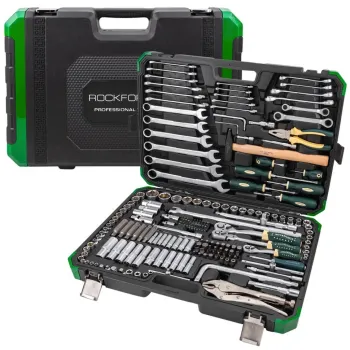 ΣΕΤ ΕΡΓΑΛΕΙΑ 202+2 ΤΕΜΑΧΙΑ 1/4″, 3/8″, 1/2″ - ROCKFORCE