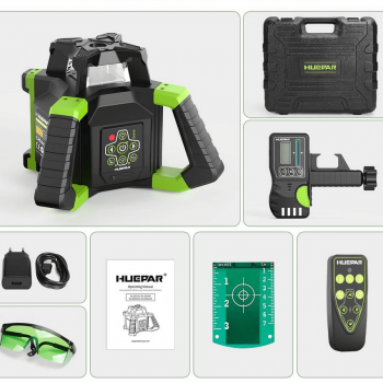 ΠΕΡΙΣΤΡΟΦΙΚΟ ΑΛΦΑΔΙ LASER - Huepar RL300HVG