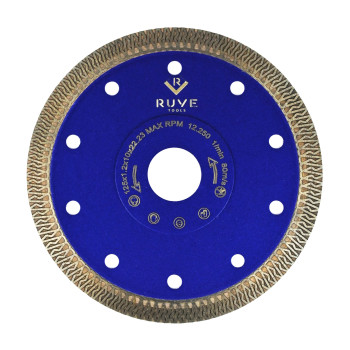 Διαμαντόδισκος RUVE R-shape 125mm για καθαρή κοπή γρανίτη