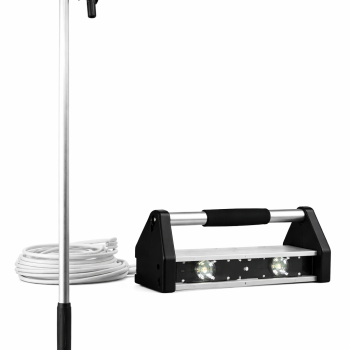 Διπλή Επαγγελματική λάμπα εργασίας LED 26W / 2200 lm με τηλεσκοπική βάση