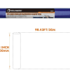 Αυτοκόλλητη μεμβράνη κάλυψης ROLLINGDOG 76 microns 60cmx30m