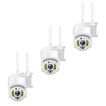 3 ΤΕΜΑΧΙΑ ΚΑΜΕΡΑ ΑΣΥΡΜΑΤΗ PTZ ΜΕ 5G ΚΑΙ 8 LED - 5MP