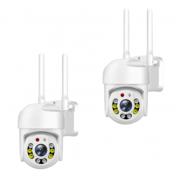 2 ΤΕΜΑΧΙΑ ΚΑΜΕΡΑ ΑΣΥΡΜΑΤΗ PTZ ΜΕ 5G ΚΑΙ 8 LED - 5MP