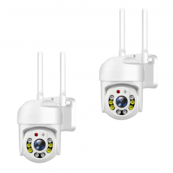 2 ΤΕΜΑΧΙΑ ΚΑΜΕΡΑ ΑΣΥΡΜΑΤΗ PTZ ΜΕ 5G ΚΑΙ 8 LED - 5MP