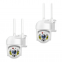2 ΤΕΜΑΧΙΑ ΚΑΜΕΡΑ ΑΣΥΡΜΑΤΗ PTZ ΜΕ 5G ΚΑΙ 8 LED - 5MP