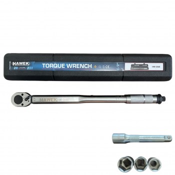 ΔΥΝΑΜΟΚΛΕΙΔΟ 1/2″ 28-210Nm, ΜΕ ΚΑΡΥΔΑΚΙΑ & ΠΡΟΕΚΤΑΣΗ – HAWEK