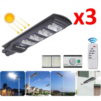 3 ΤΕΜΑΧΙΑ ΙΣΧΥΡΟΣ ΗΛΙΑΚΟΣ ΠΡΟΒΟΛΕΑΣ LED 1800W – SUNVISION
