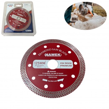 ΔΙΑΜΑΝΤΟΔΙΣΚΟΣ HAWEK-PREMIUM 125MM (125X22.23MM) ΚΑΤΑΛΛΗΛΟΣ ΓΙΑ ΞΗΡΗ ΚΑΙ ΥΓΡΗ ΚΟΠΗ
