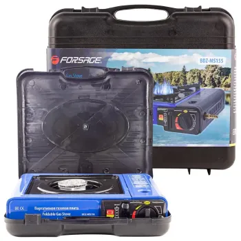 CAMPING GAS STOVE PIEZO IGNITION ΦΟΡΗΤΟ ΚΟΥΖΙΝΑΚΙ ΥΓΡΑΕΡΙΟΥ ΜΕ ΑΥΤΟΜΑΤΗ ΑΝΑΦΛΕΞΗ - FORSAGE